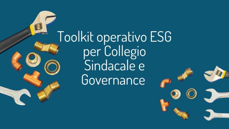 Toolkit ESG aggiornato a IRS 17