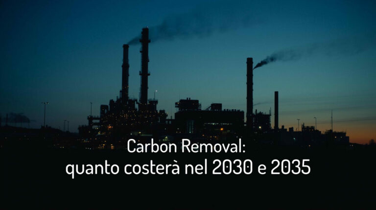 Carbon removal: quanto costerà nel 2030 e nel 2035